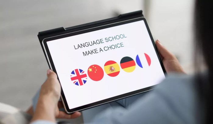 Language learning app